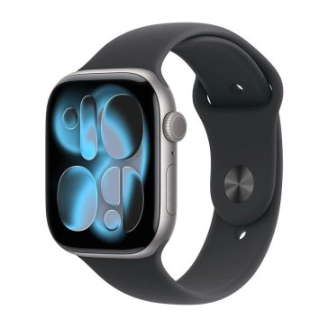   Apple Watch Series 11 (2025) GPS 42mm Space Grey Aluminium Case with Black Sport Band M/L - Grey 